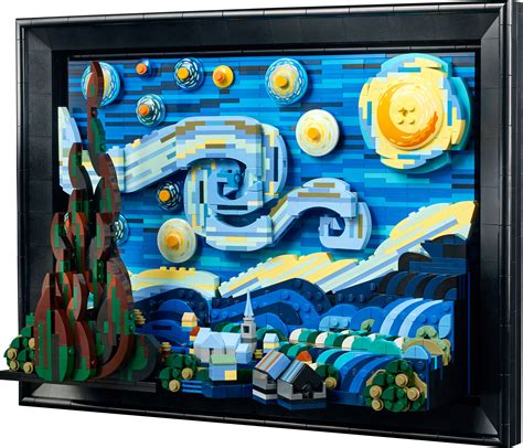 LEGO Ideas 21333 Starry Night - by Vincent Van Gogh - R53HU-20 - The Brothers Brick | The ...