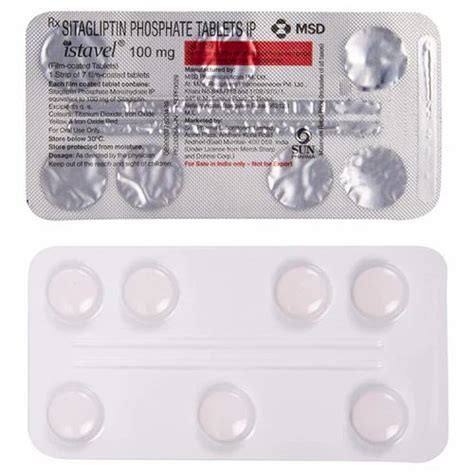 Sitagliptin Mg Istavel Tablet At Rs Stripe Antidiabetic