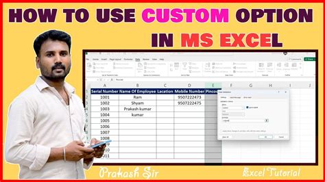 How To Use Custom Option In Data Validation Ms Excel Me Custom Option