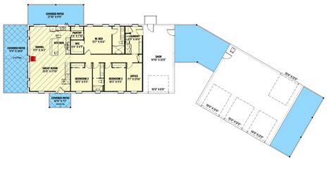 Flexible 3-Bed Ranch Plan with a Loft - 400014FTY | Architectural Designs - House Plans