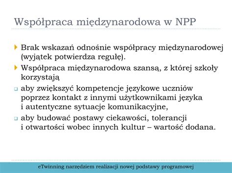 Ppt Etwinning Narz Dziem Realizacji Nowej Podstawy Programowej