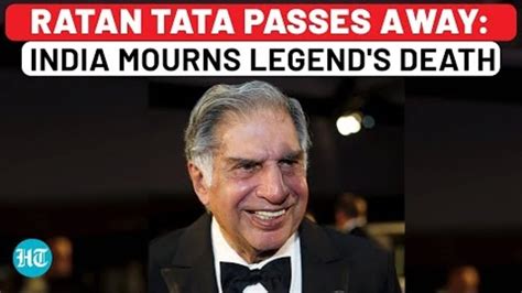 Ratan Tata Passes Away Death At Age Of 86 Was Admitted To Icu At Mumbai Hospital Hindustan Times