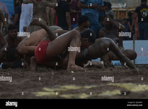 Lahore Pakistan Th Sep Pakistani Kushti Wrestlers Desi