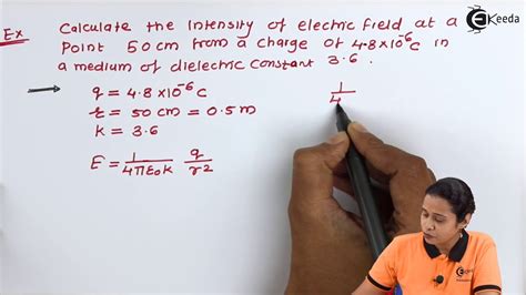 Numerical Based On Electric Field Intensity Electrostatics Diploma Physics 1 Youtube