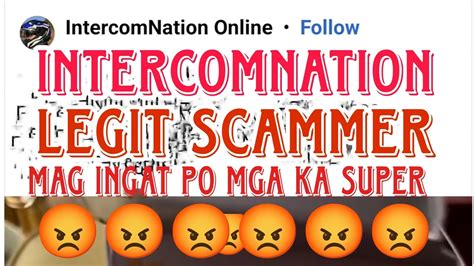 Intercomnationonline Legit Scammer😡 Uso Nnaman Ang Scam Sa Face Book Mag Iingat Po Tau👍