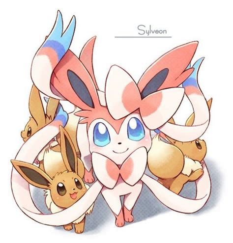 sylveon the fairy eevee | Pokémon Amino