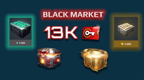 War Robots Black Market Chest Opening Keys Gold Chests