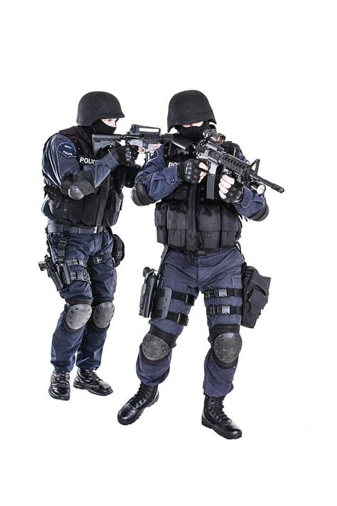 Special Weapons And Tactics Swat Team Photograph By Oleg Zabielin
