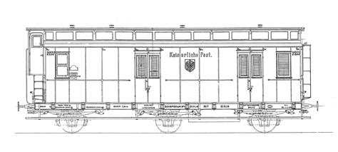 ZANDER HEBA Eisenbahnarchiv Bahnpostwagen