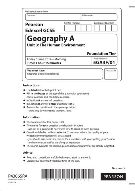 PDF Geography A Revision World Geography A Unit 3 The Human