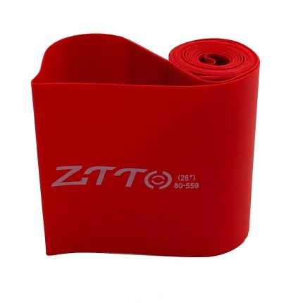 Ободная лента для фэтбайка 26" - ZTTO Nylon Fat Bike 80 мм Red (флиппер ...