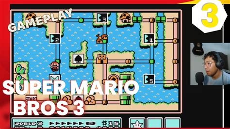 Super Mario Bros 3 Mundo 3 Gameplay Español Youtube