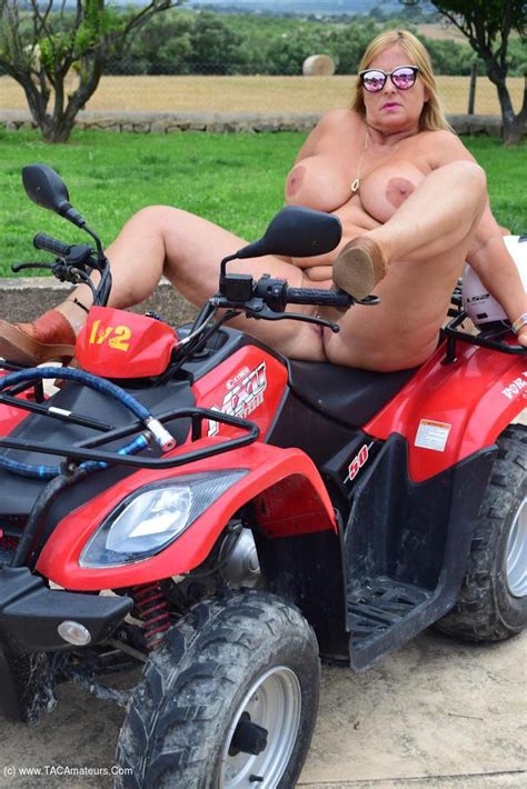 Nude Chrissy Naked Quad Biking Gallery