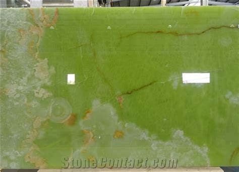 Afghan Dark Jade Green Onyx Slab From China StoneContact