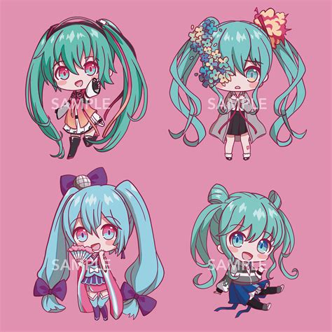 Hatsune Miku Vocaloid Holographic Vinyl Stickers Series 2 Etsy