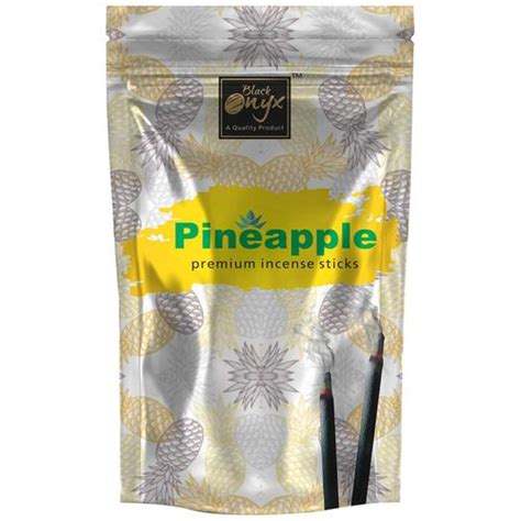 Buy Black Onyx Pineapple Premium Incense Sticks Agarbatti Fruity