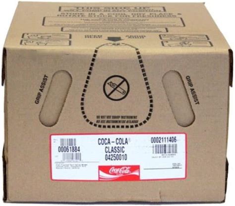 Coca Cola Classic Soda Syrup Concentrate 25 Gallon Bag In Box Bib Soda