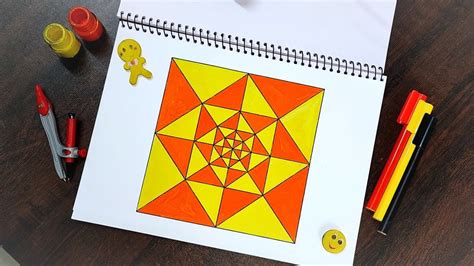 Square Geometric Art Drawing Geometric Square Art How To Draw