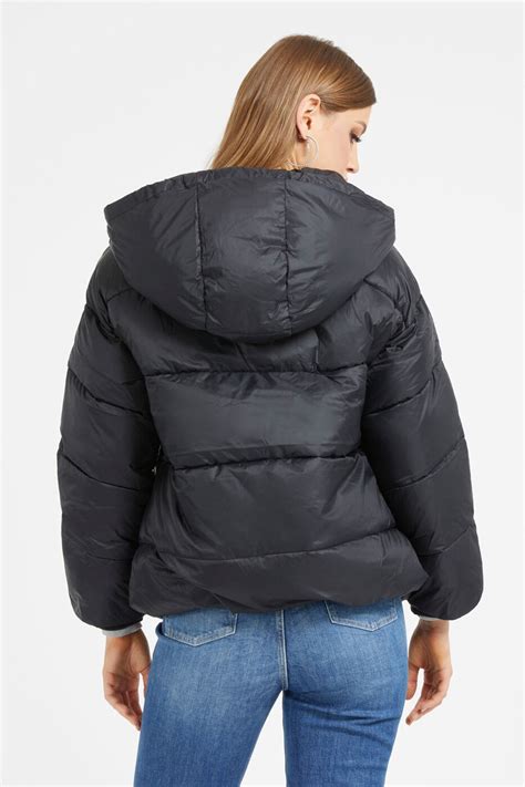 Kurtka Zimowa Damska Guess Letizia Hooded Puffa Sneaker Peeker