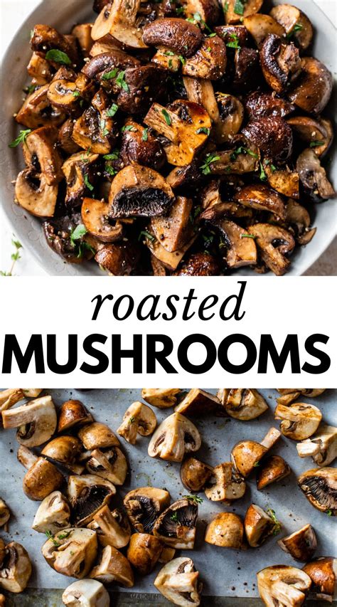 Roasted Mushrooms - The Almond Eater