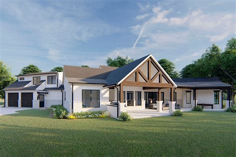 Exclusive Hill Country House Plan With Large Rear Porch And Bonus Room