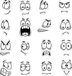 Best Cartoon Human Face Eye Illustrations Royalty Free Vector Graphics