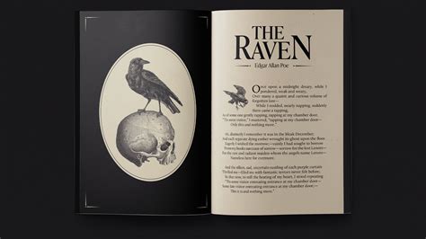 The Raven by Edgar Allan Poe on Behance