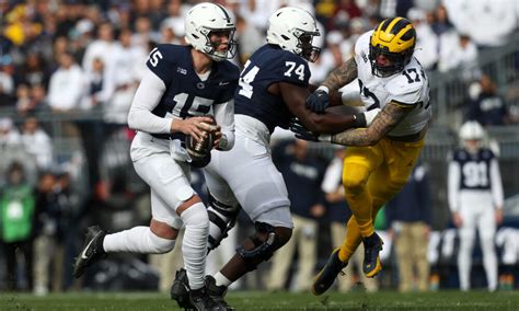 Penn State Star Olu Fashanu Declares For 2024 Nfl Draft Prepares For