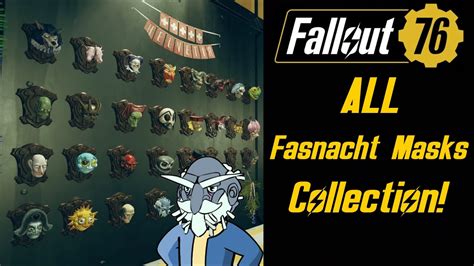 ALL Fasnacht Masks Collection Fallout 76 YouTube