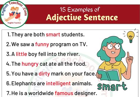 50 Adjectives Sentences Examples Adjectives Words In 56 Off