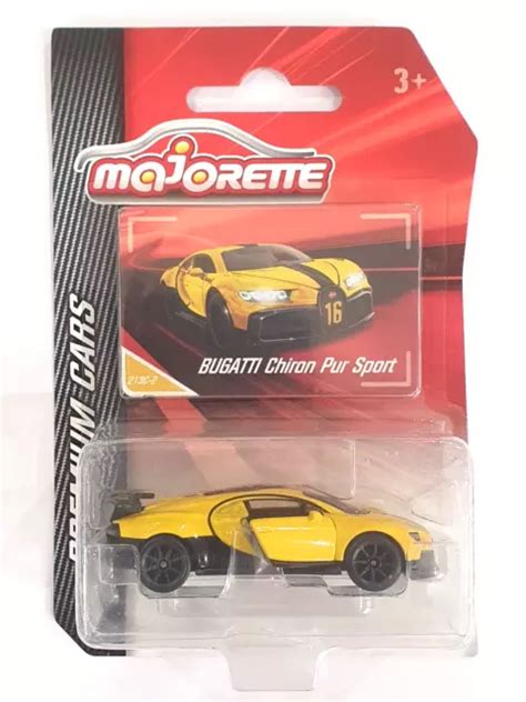 Miniature Majorette Premium Cars Bugatti Chiron Pur Sport Eur