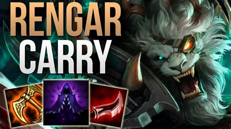 INSANE RENGAR FAST SOLO CARRY GAMEPLAY CHALLENGER RENGAR JUNGLE