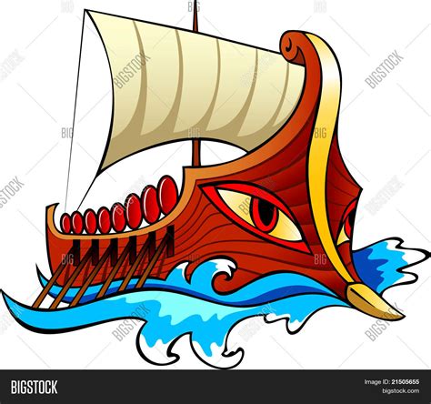 Ancient Greek ship, Argo Stock Vector & Stock Photos | Bigstock