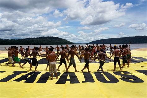 Fotos Ndios Munduruku Protestam Contra Hidrel Tricas No Tapaj S