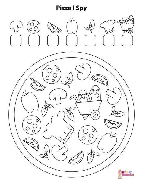 Free Printable I Spy Food Worksheet 52 OFF