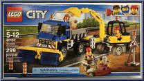 Sweeper Excavator City Box Sets Lego Action Figure