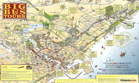 Dubai Tourist Attractions Map