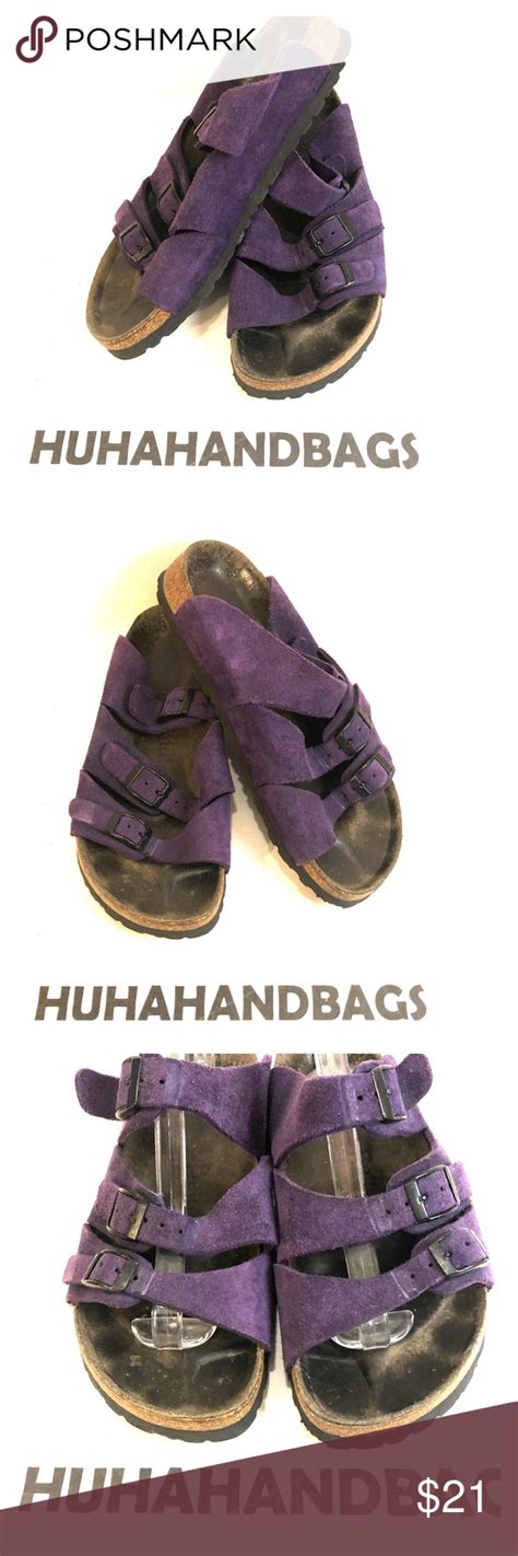 Birkenstocks Betula Purple Suede Sandals Size 6 Birkenstocks Betula