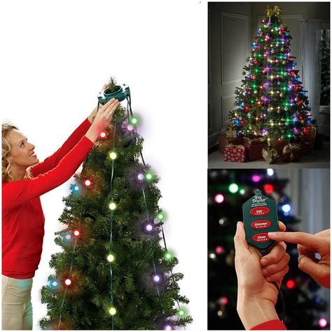 Newlupex Mantello Luminoso Per Albero Di Natale Con 64 Lampadine Led