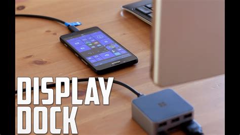 Microsoft Display Dock Probamos Continuum YouTube