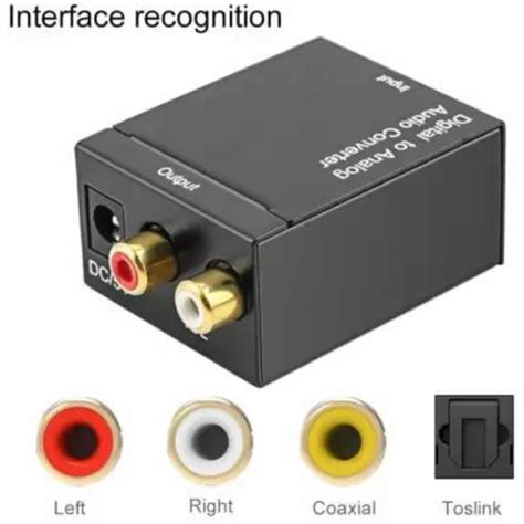 Convertisseur Digital Optical Numérique Vers Analogique RCA Audio