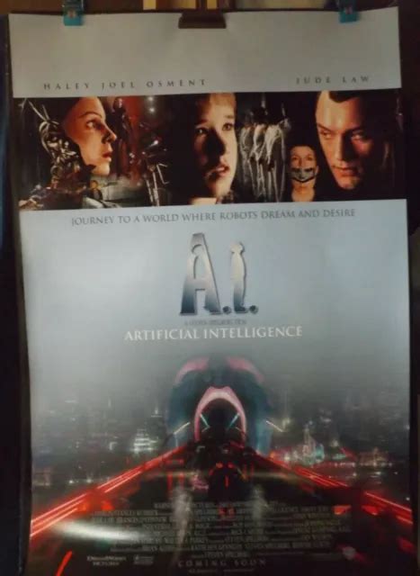 A.I. ARTIFICIAL INTELLIGENCE Steven Spielberg Original One Sheet Cinema ...