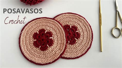 Cómo tejer posavasos crochet fácil paso a paso YouTube