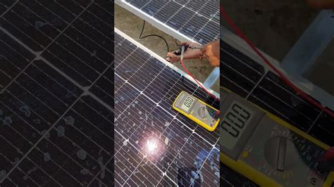 Solar Panel Voltage Testing With Multimeter Go IT