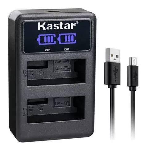 Cargador Kastar Dual Lcd Lp E Para Bateria Canon Lp E Env O Gratis