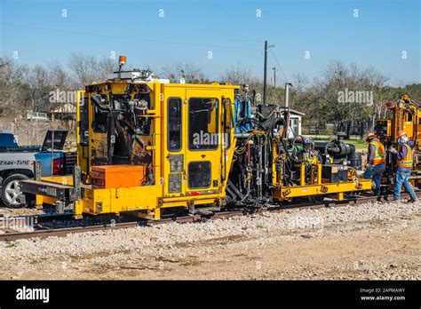 Railroad Track Maintenance Of Way Equipment Used For Repair And