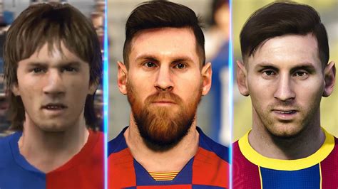 Lionel Messi Evolution From Pes To Pes Youtube