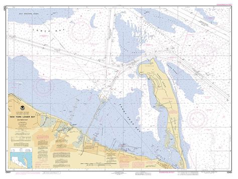 New York Lower Bay Southern Part Noaa Chart 12401 Digital Art By