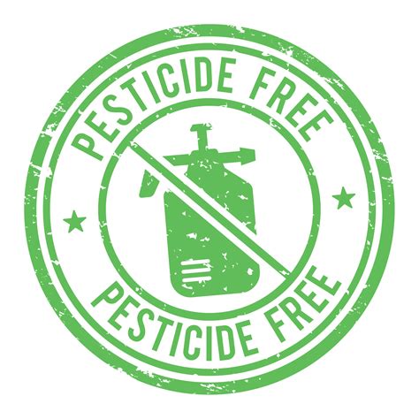 Pesticide Free Stamp 37384567 Png