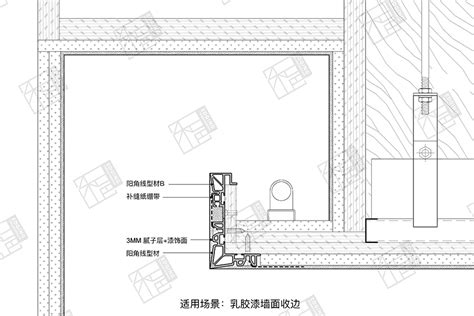 Invisible External Corner Linear Profile B Shanghai Heyi